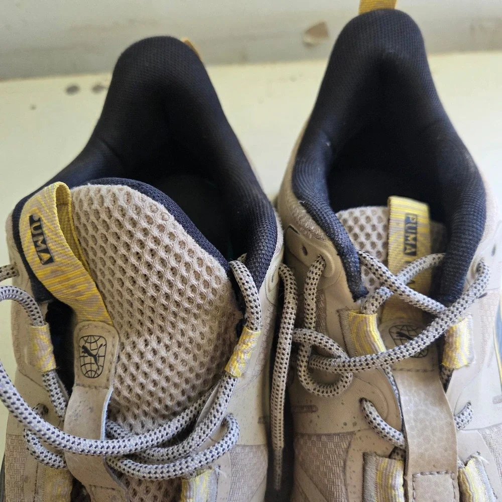 Puma Trail PUMALITE Mens 10 Tan Beige Hiking Running Shoes 379440-07